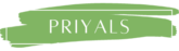 Priyals Sprachclub logo with white borders